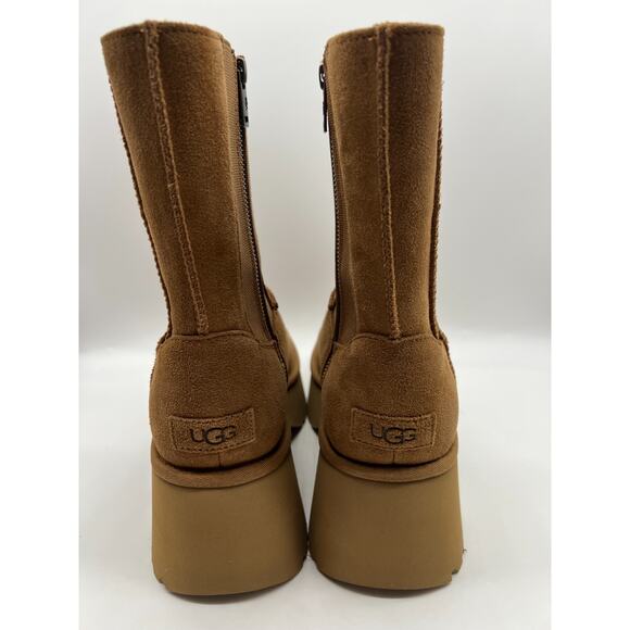 UGG Classic Twin Seam New Heights Boot Chestnut 1158313 Women's Size 10 - Picture 8 of 16